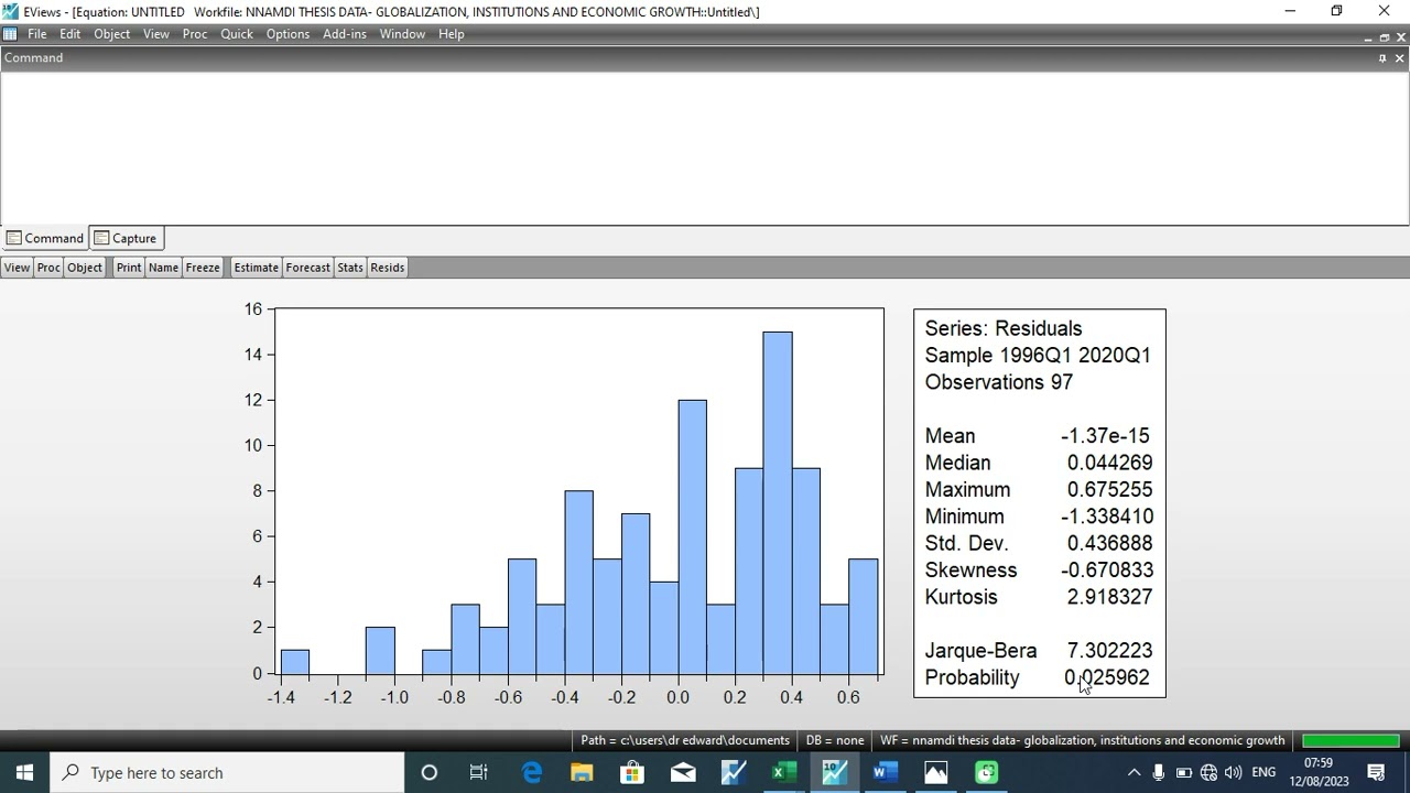 Quantile Regression  EViews