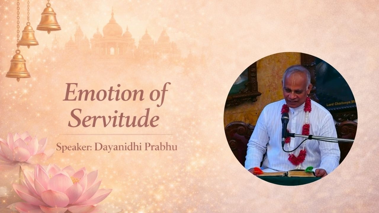 20th Feb. '26 | H.G. Dayanidhi Prabhu | SB 3.13.13 | ISKCON Chowpatty Mumbai.