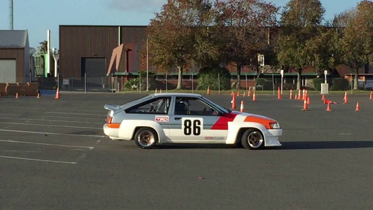 Layout of Tarmac autocross course