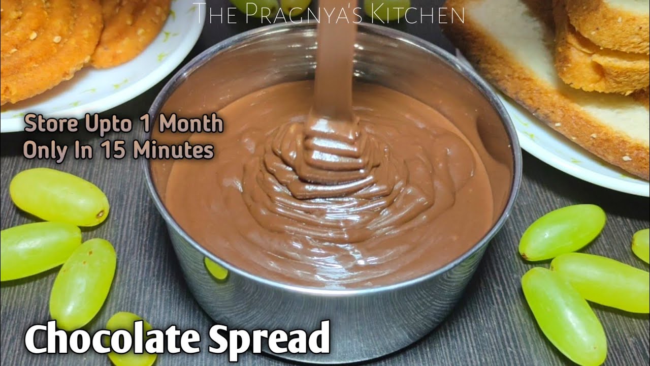 Chocolate Spread | Chocolate Spread Recipe | How To Make Nutella At Home
