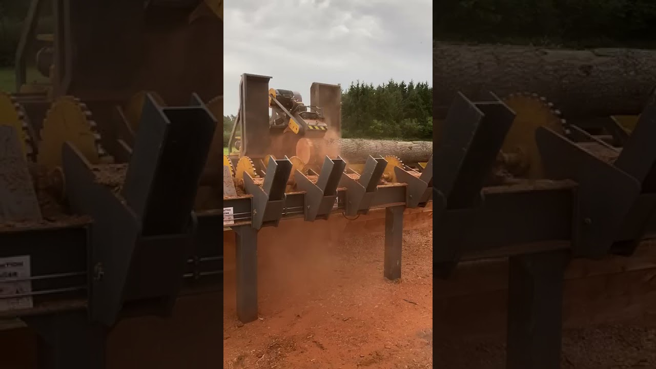 HÄWA DEBARKER H256/800 - log debarking machine