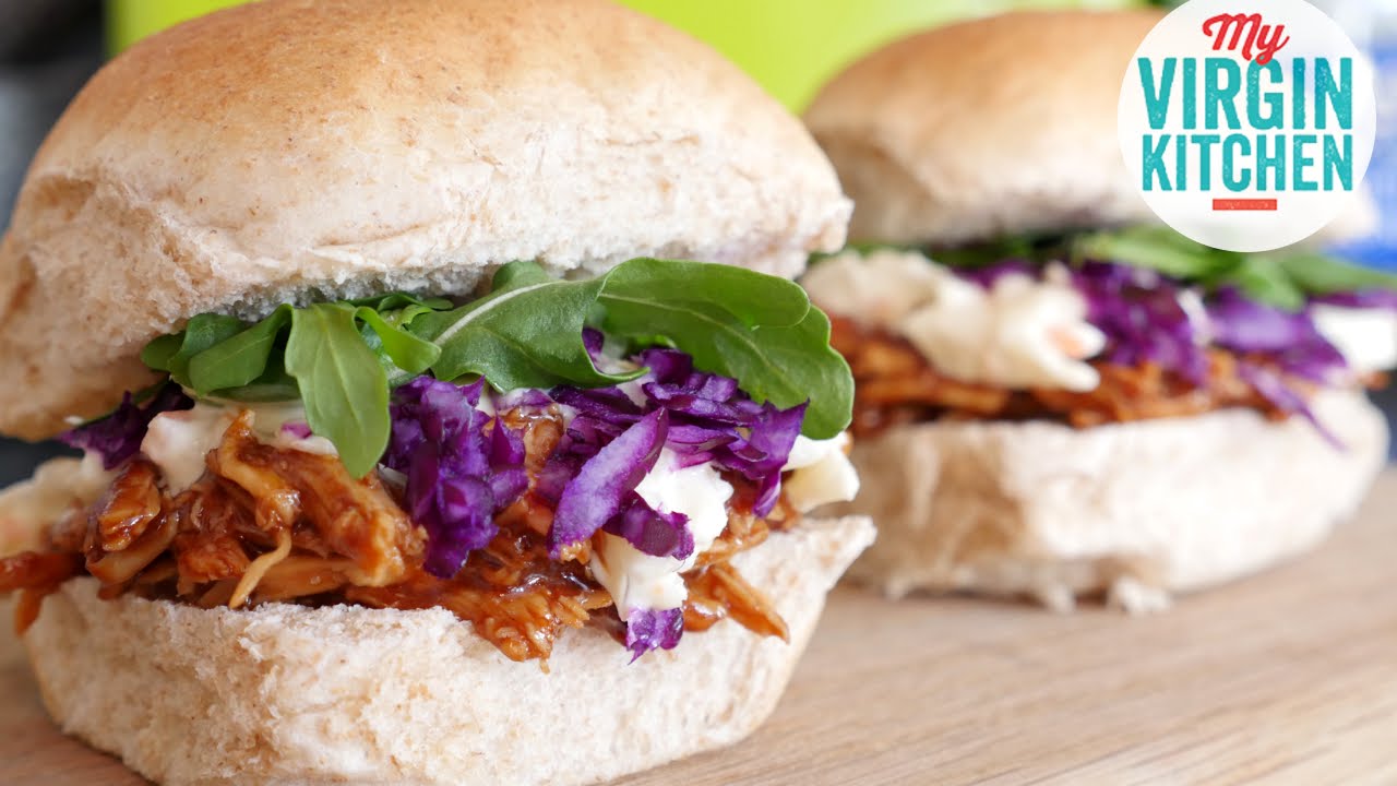 PULLED CHICKEN BURGER RECIPE