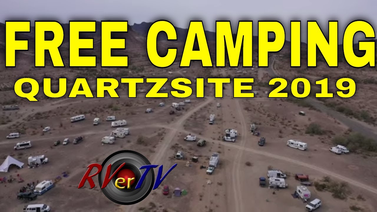 FREE CAMPING - Boon-docking Group On Dome Rock Road - Quartzsite AZ