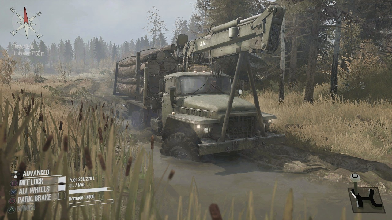 Spintires: MudRunner 2026 /🐻 Nostalgie na mapě DownHill