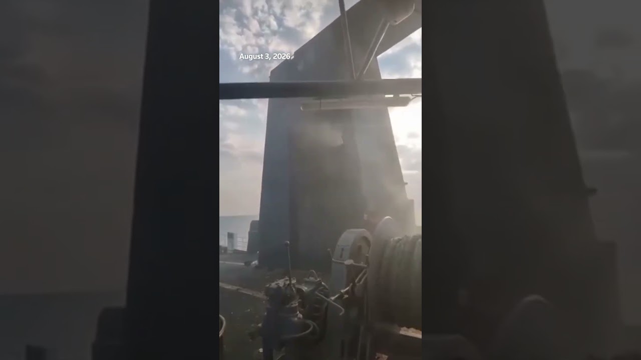 Drone attack on cargo ship near Russia's Novorossiysk