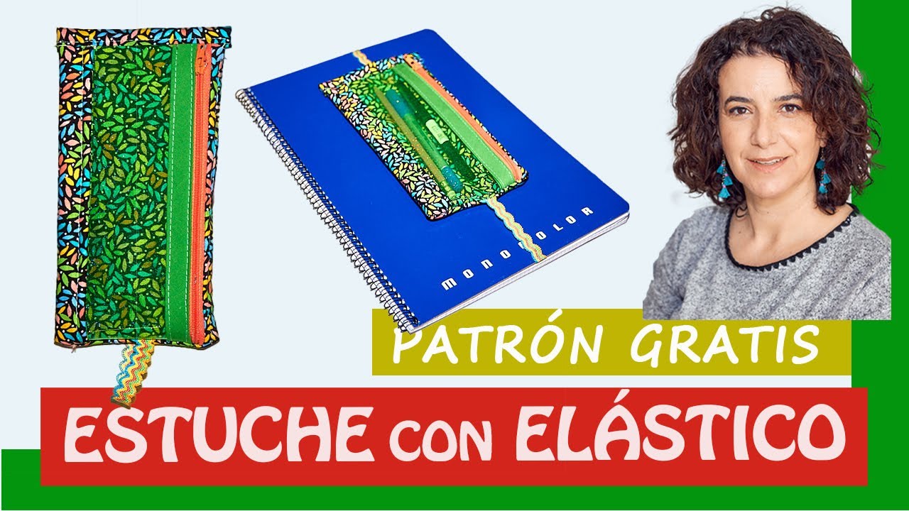 💙 ESTUCHE con ELÁSTICO para AGENDA o LIBRETA | Fácil ✅