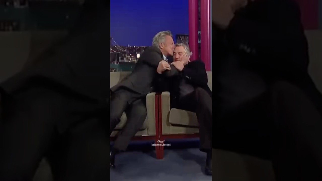 Dustin Hoffman ve Robert De Niro&rsquo;nun Letterman Show&rsquo;daki Eğlenceli Anları😍