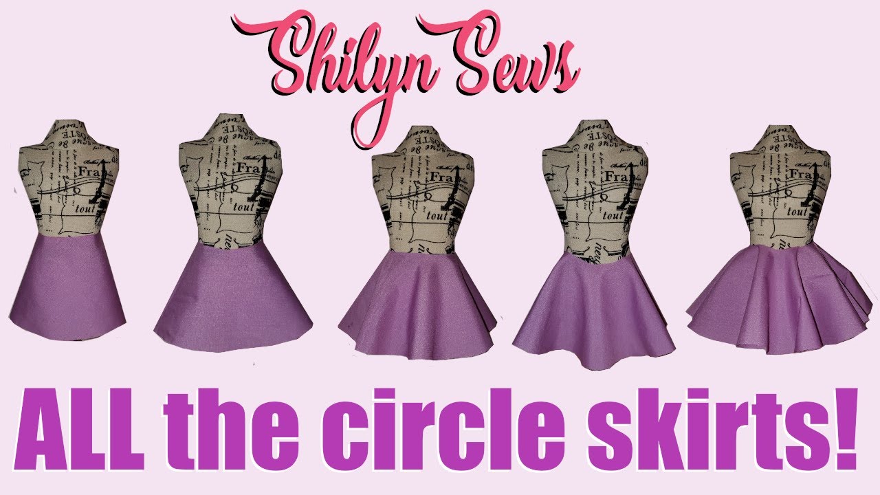Comparing ALL the Types of Circle Skirts!