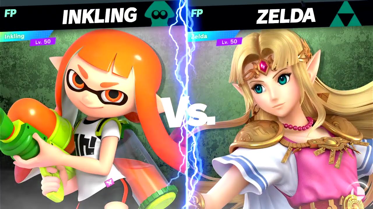 Super Smash Bros Ultimate Amiibo Fights Inkling vs the World #17 vs Zelda