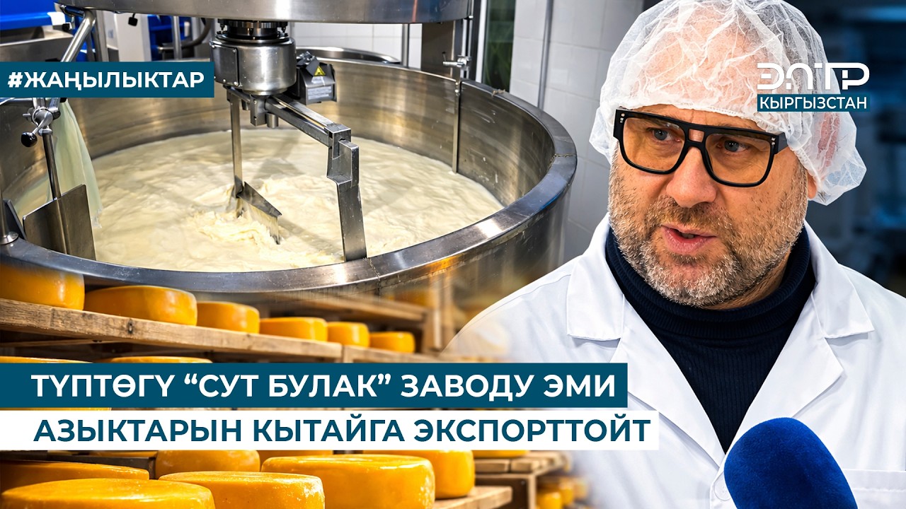 ТҮПТӨГҮ “СУТ БУЛАК” ЗАВОДУ ЭМИ АЗЫКТАРЫН КЫТАЙГА ЭКСПОРТТОЙТ