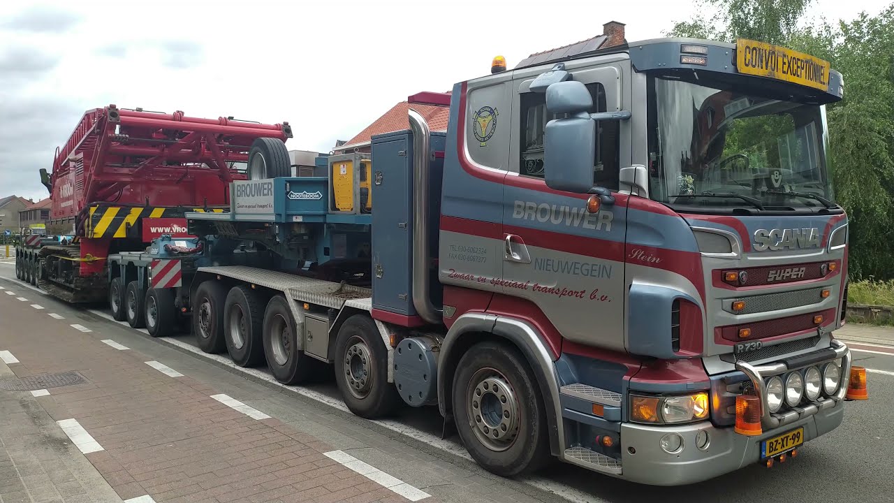 Uitzonderlijk transport - Sint-Niklaas - 06/07/2021