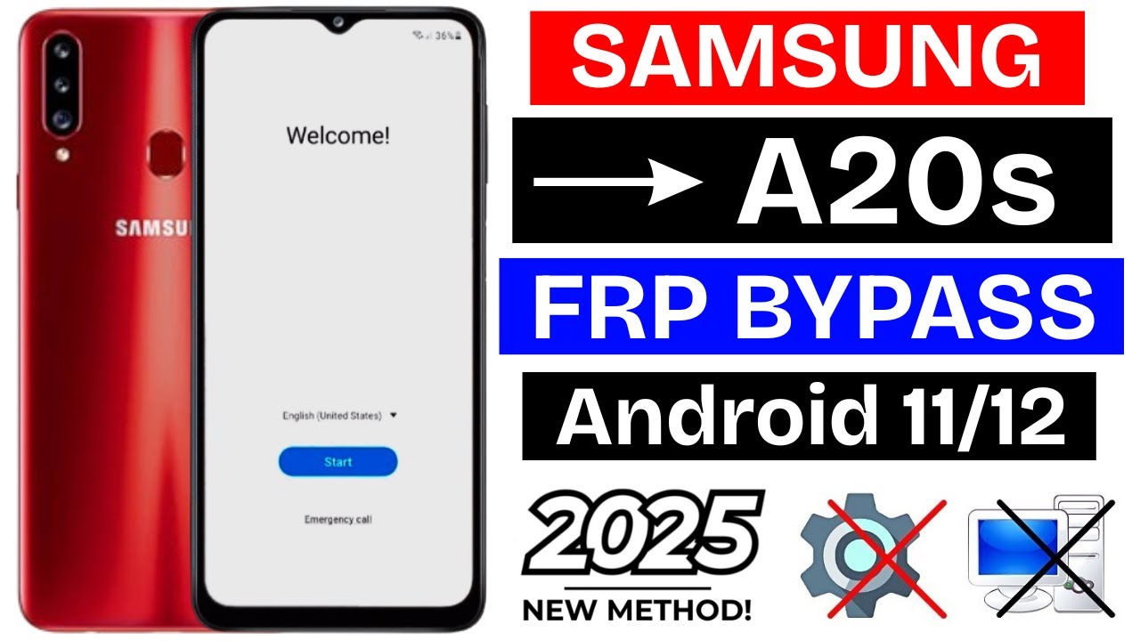 Samsung Galaxy A20s FRP Bypass Android 11/12 Without Pc | Samsung (SM-A207F) Google Account Bypass