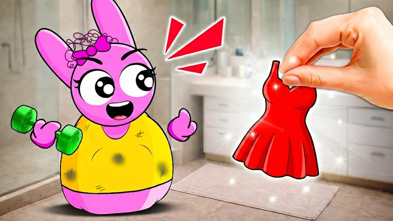OMG😍 ¿Sorprenderá A Todos La transformación perfecta de PINKI? ❤ | Sprunki in Real Life Español