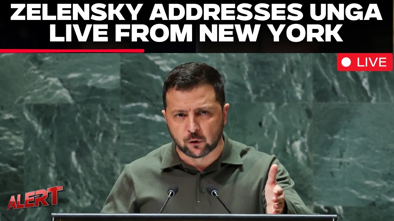 Ukraine President Zelensky Speech LIVE | Volodymyr Zelensky's Speech At UNGA | United Nations LIVE