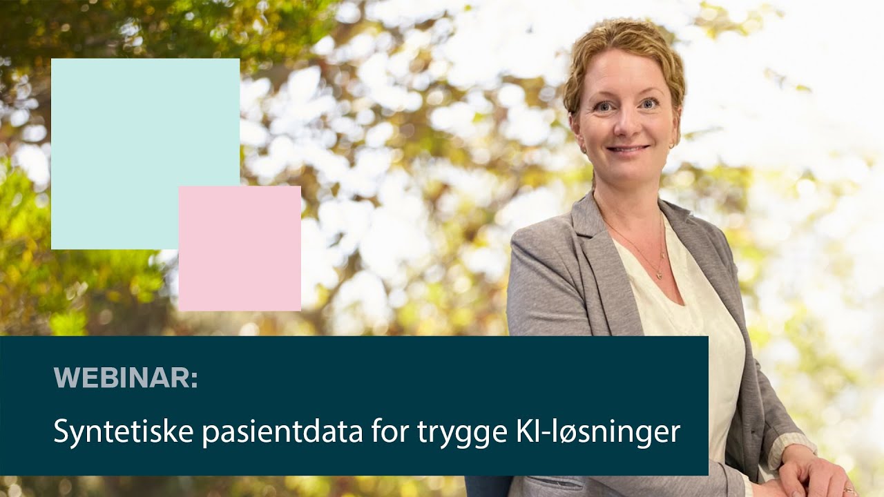 Hvordan bruke syntetiske pasientdata for å utvikle trygge KI-løsninger