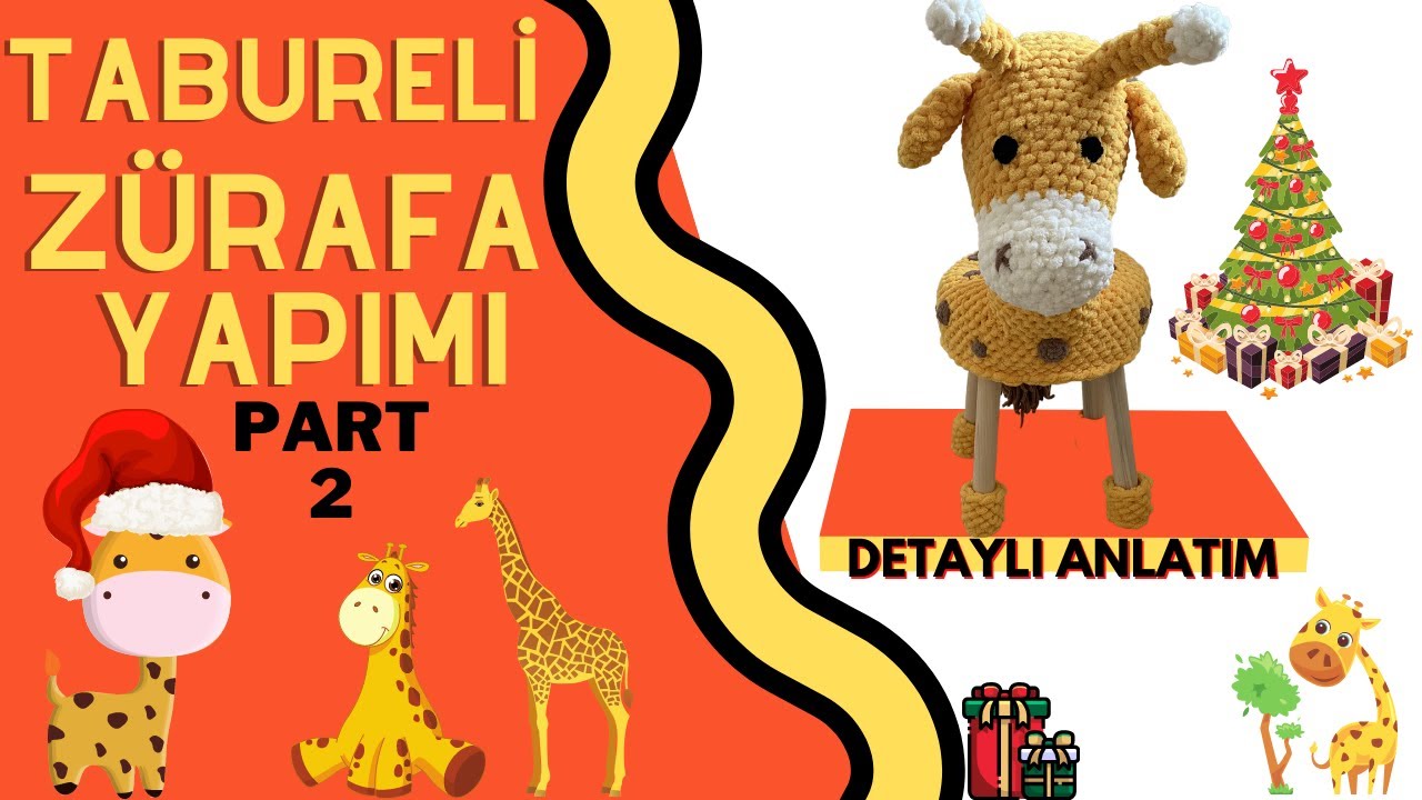 Alize puffy ile Zürafa oyun taburesi part2