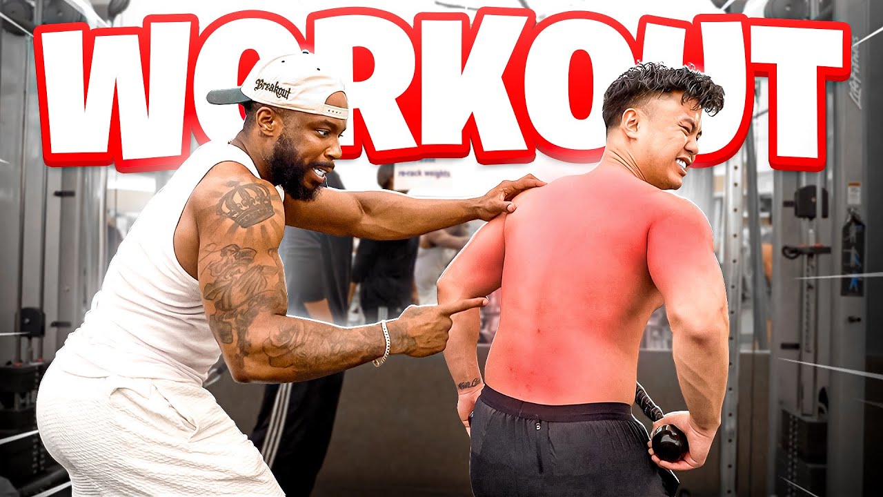 CashNasty Put Me Through The HARDEST BACK WORKOUT!