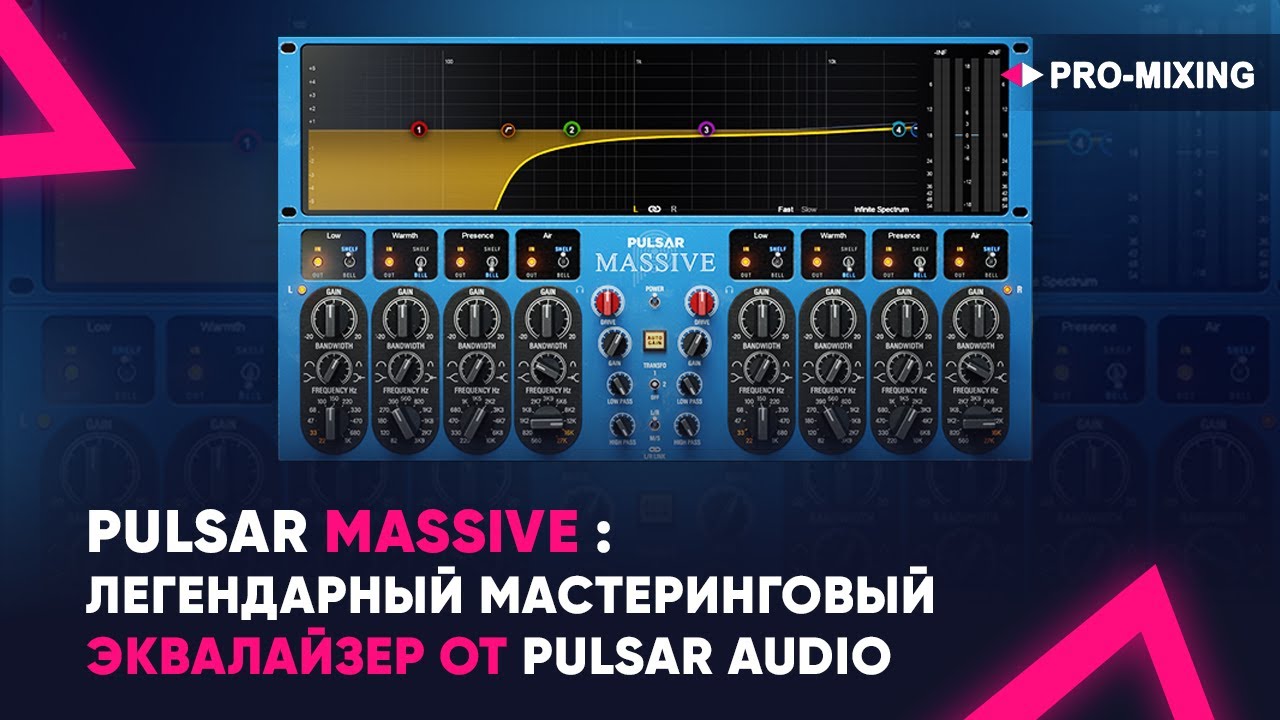 Pulsar Massive : Легендарный мастеринговый эквалайзер от Pulsar Audio