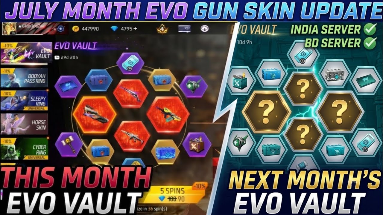 Next Evo Vault Event july 2026 | Evo Vault Next Event Evo Gun | 2 July Month New Evo Vault Update FF
