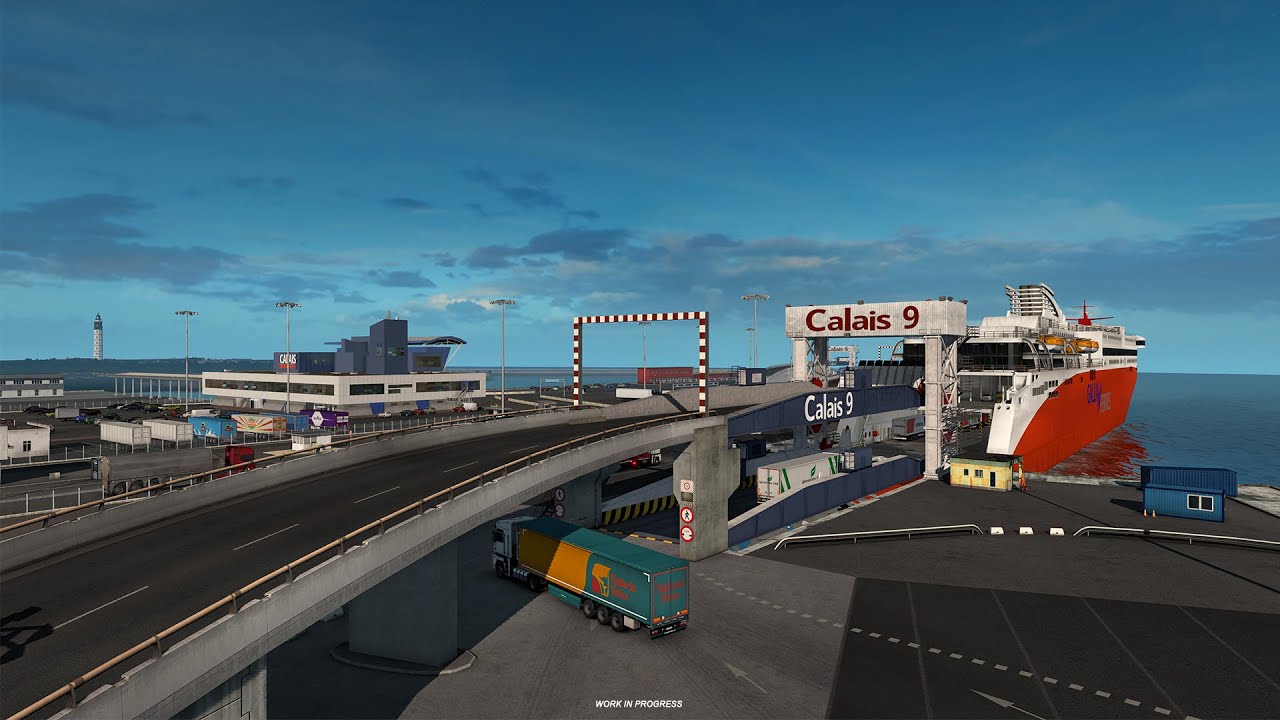 Euro Truck Simulator 2 1.39 |Odnowione Calais|