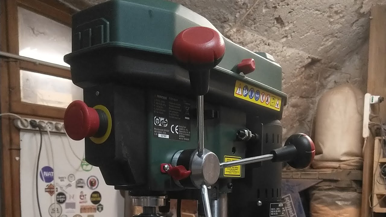 unboxing e montaggio Parkside PTBM 400 B1