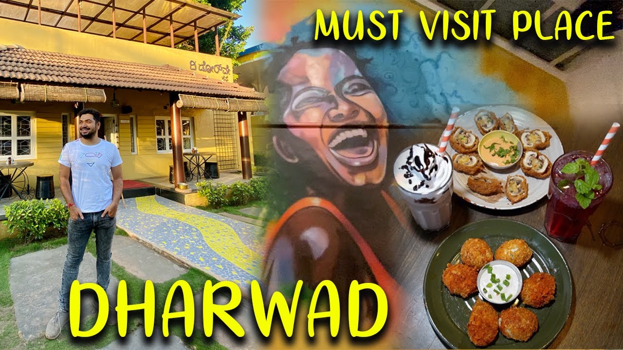 Best Cafe In Hubballi Dharwad | Tasty Food Places | Kannada Food Vlog | Doorway Cafe#hubli #hubballi