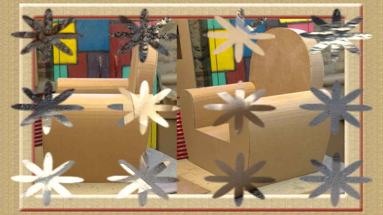 Meuble carton : 25 Fauteuils en carton brut