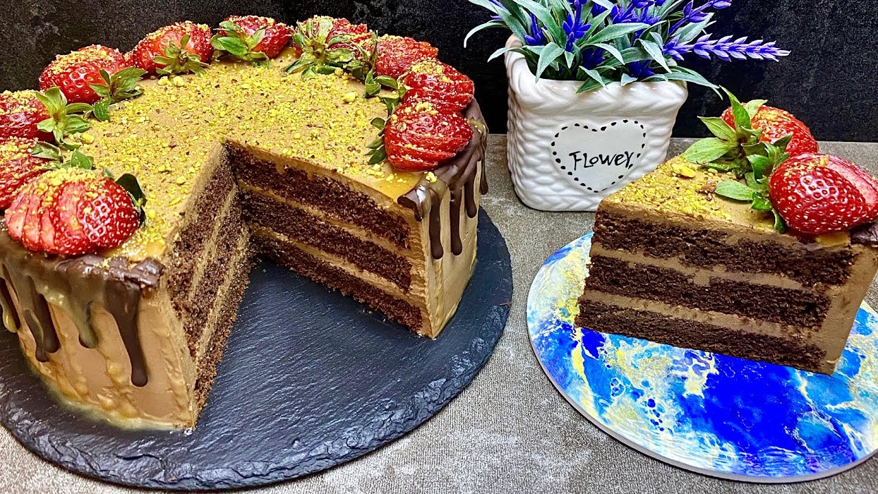 Dadindan Doymayacaqiniz Sokoladli Muslu Tort.