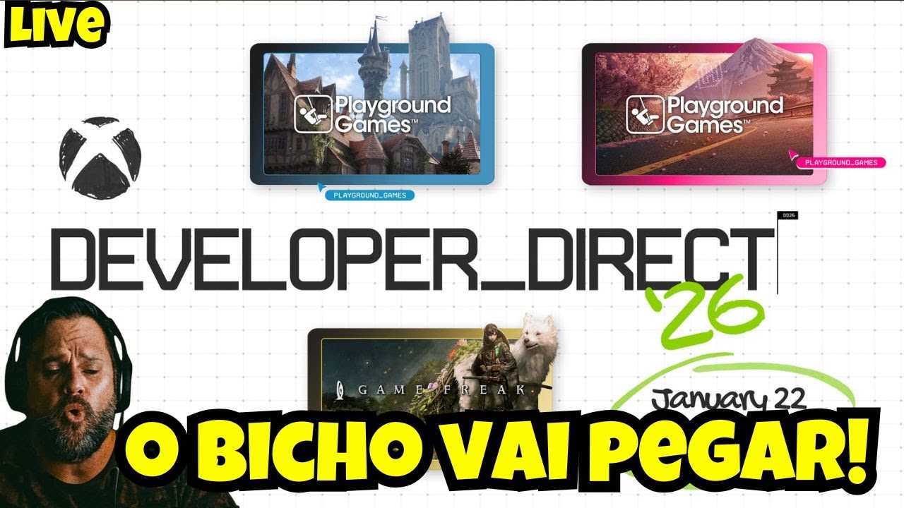 LIVE ESPECIAL XBOX DEVELOPER DIRECT + NOTICIAS + BATE PAPO COM A GALERA E MUITO MAIS!