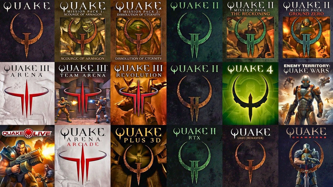 Эволюция игр серии QUAKE (1996-2026)