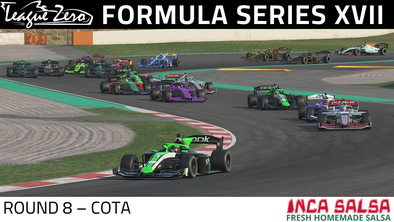League Zero | Formula Series by INCA Salsa | Season 17 | Round 8 | COTA | iRacing