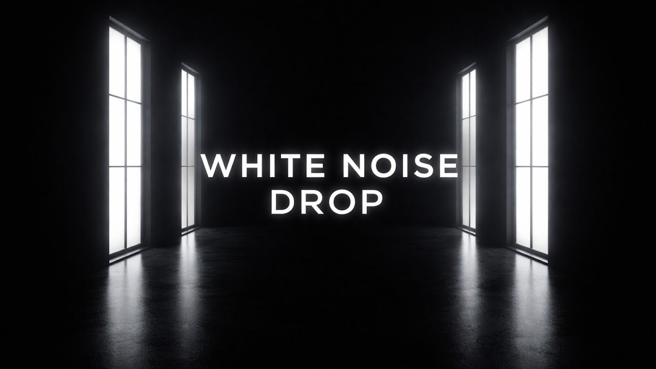 🖤 Black Screen with White Windows &mdash; Minimal Ambient Visuals for Focus, Relax & Sleep 🌙