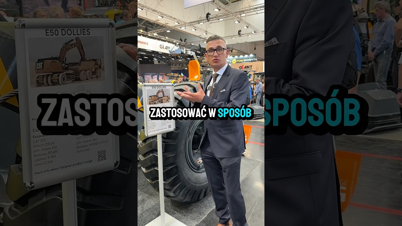 Rewolucja w transporcie koparek &mdash; Sleipner E50 Dollies!