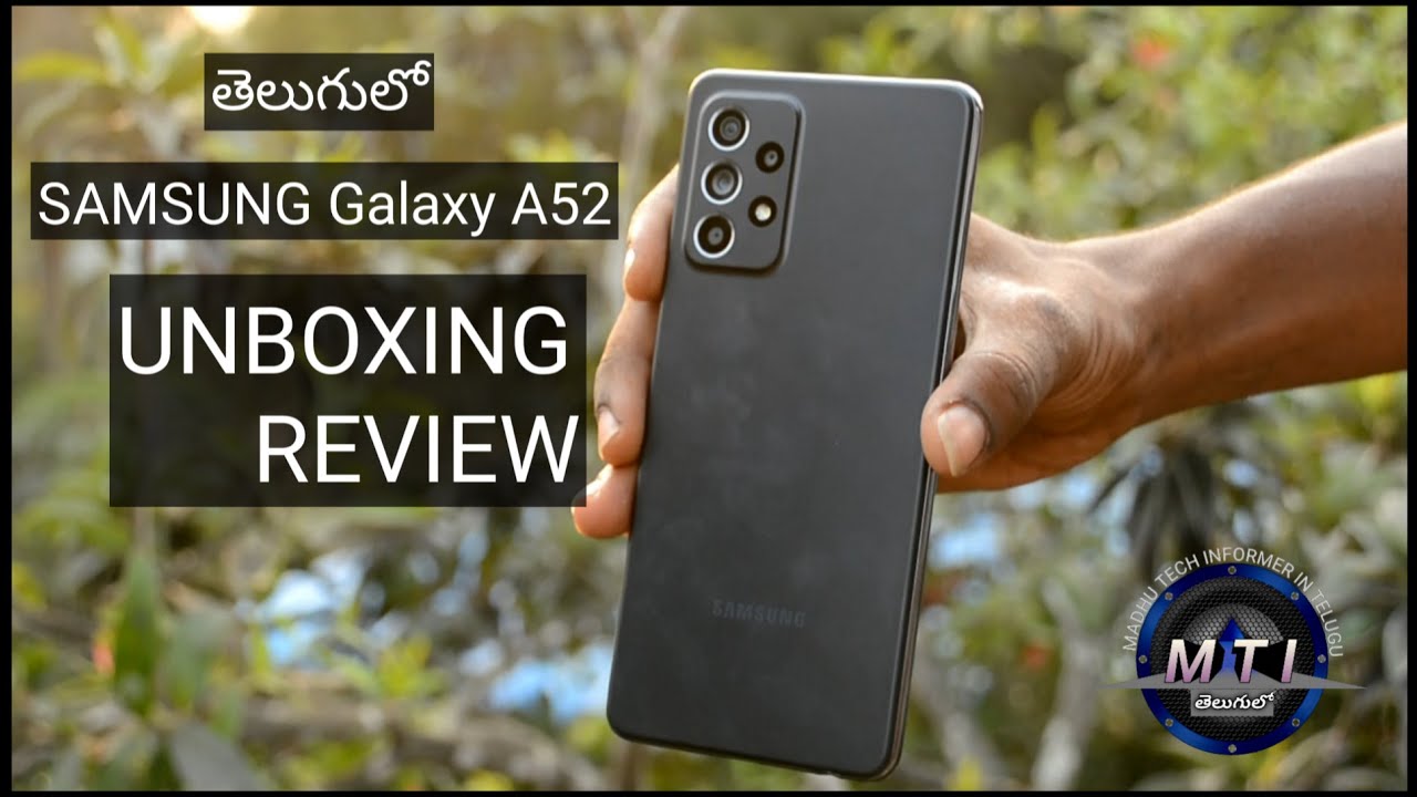Samsung_Galaxy_A52_UnBoxing_Review_||_in_Telugu_||