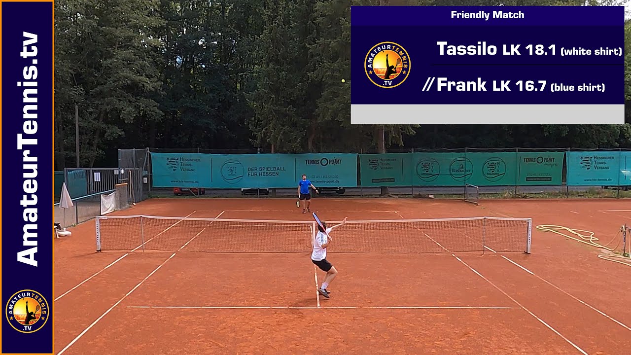 Amateur Tennis Full Match LK 16.7 vs LK 18.1 (NTRP 3.5)