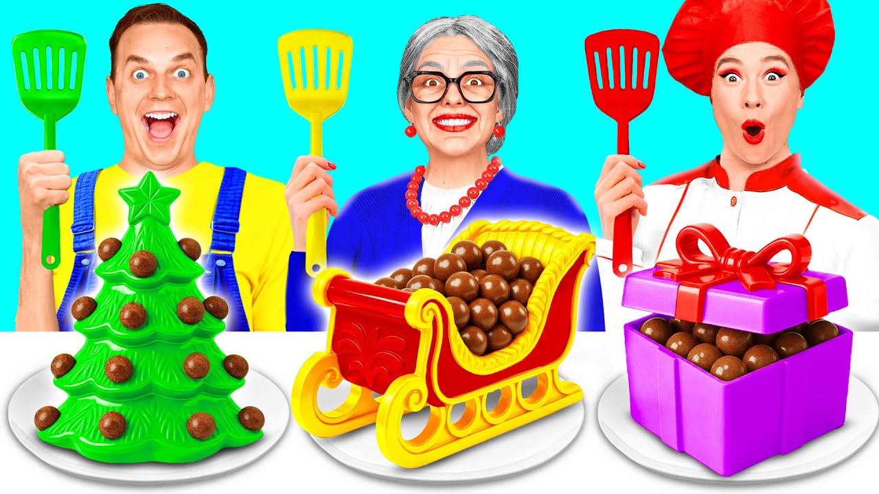 Tantangan Masakanku vs Nenek | Resep Makanan Lezat oleh BaRaFun Challenge