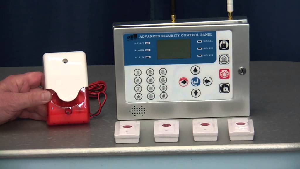 4-Panic Button Wireless GSM Panic Alarm