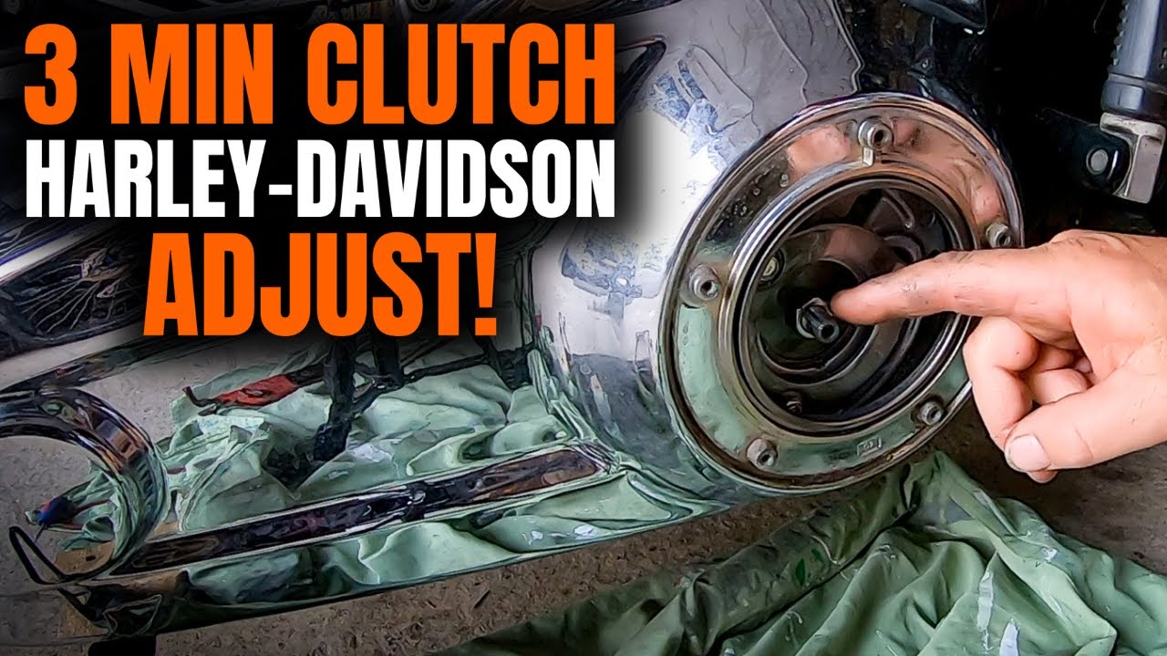 Best way to adjust clutch on Harley Davidson M8 Softail | Quick & Easy in 3 mins