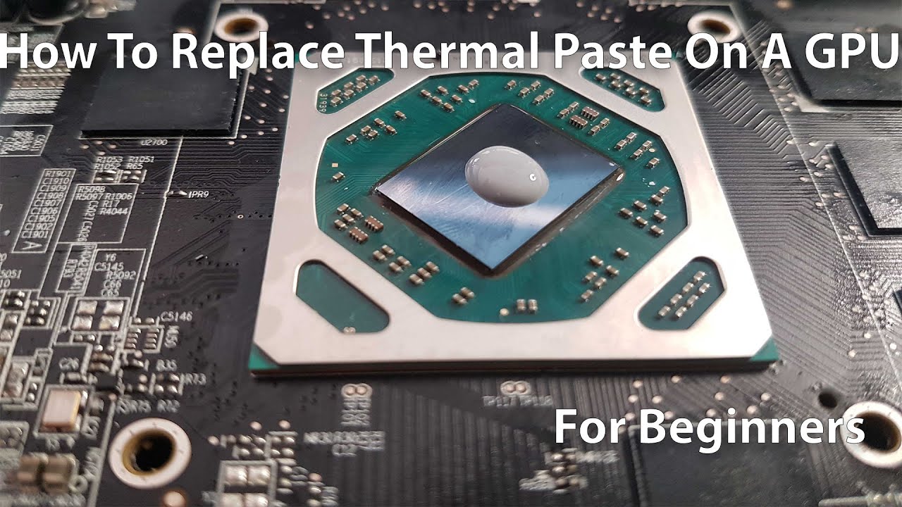 How to Replace Thermal Paste On A GPU - Simple Pc Tech Tips
