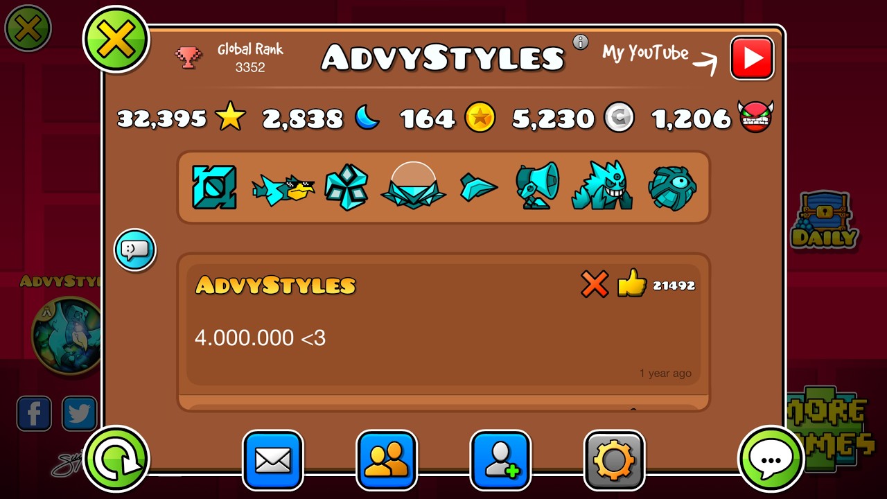 🔴 Proplayer mundial juega Geometry Dash por primera vez