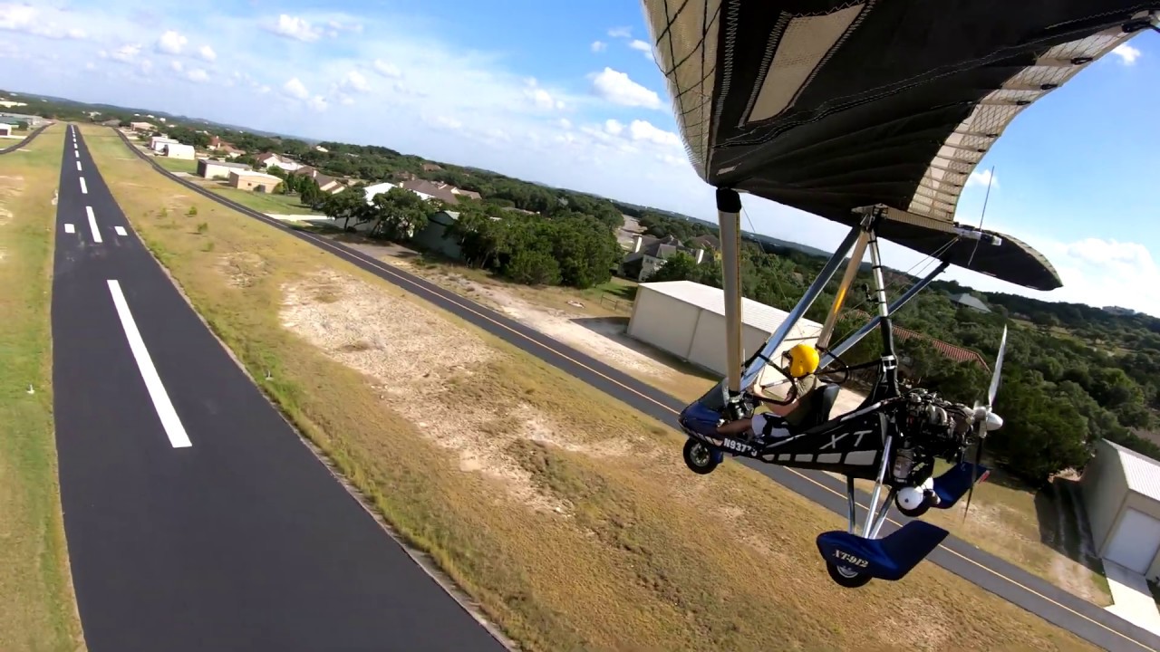 Flying in Texas Turbulence with a Trike