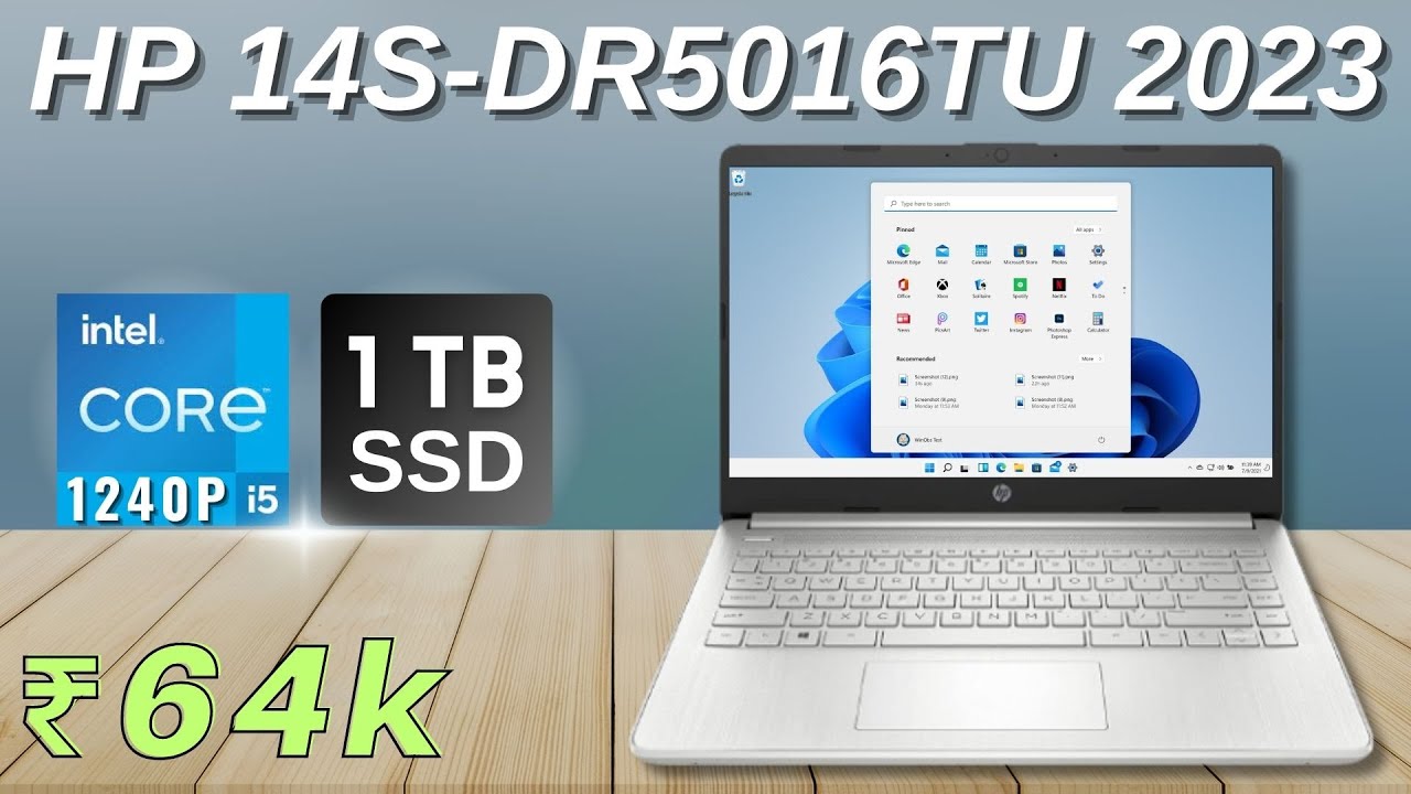 Hp 14s dr5016TU Laptop Review In Hindi | Intel 12th Gen Core i5 + 1TB SSD Storage + IPS Panel ₹65k