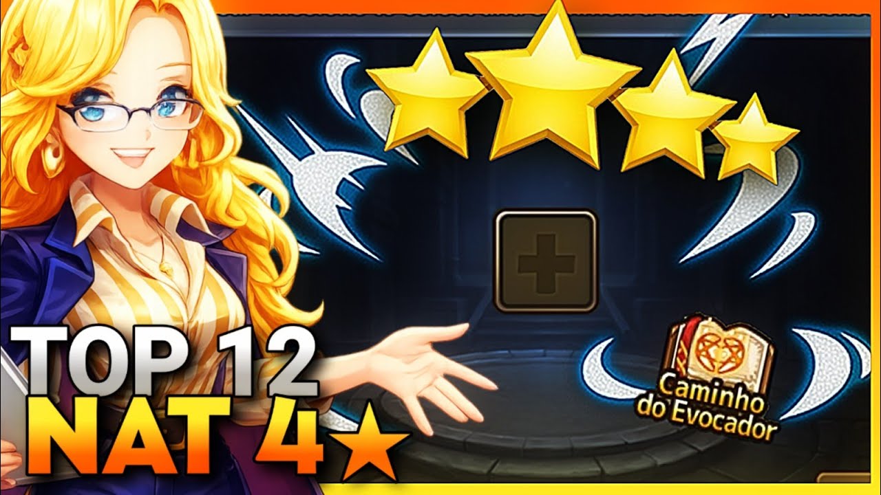TOP 12 MELHORES NAT4★ ! Summoners War