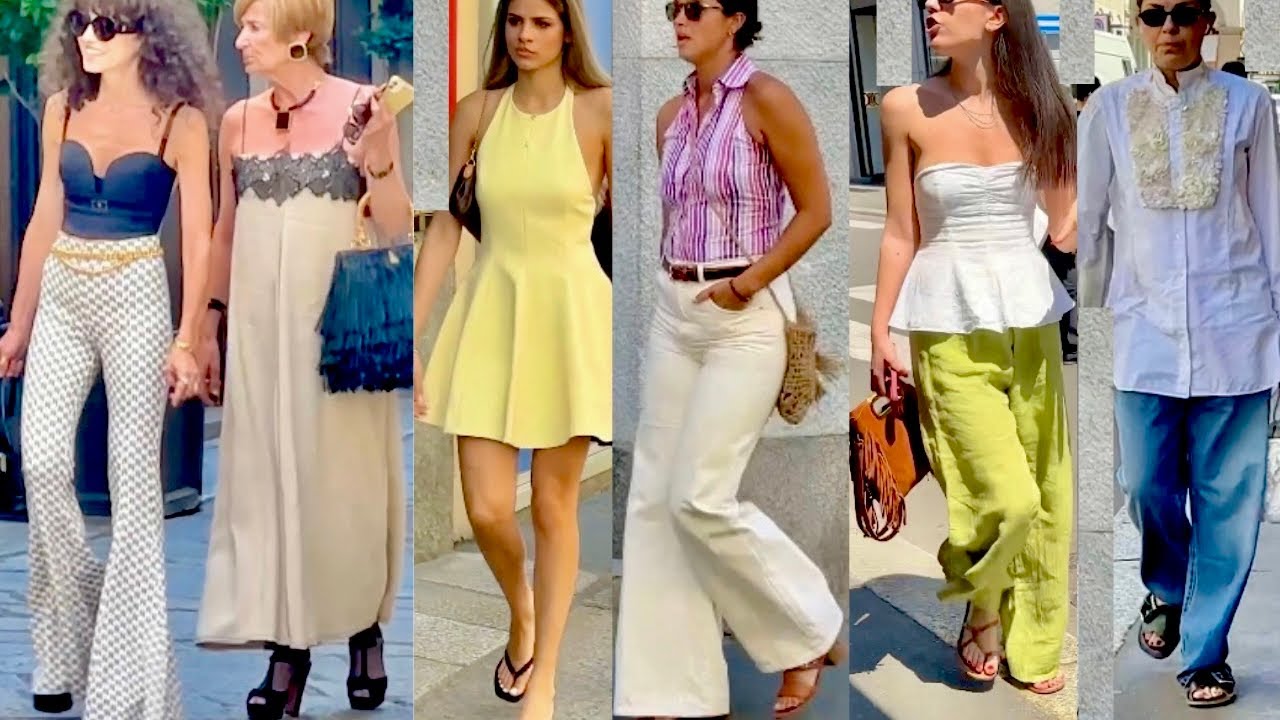 ☀️Italian Summer 2026 Street Style ☀️July Shopping in Milan 🇮🇹Summer outfits #vanityfair 