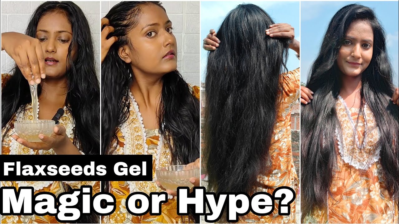 Kya Such ME Flaxseeds Gel Hair Ko Soft Silky Shiny And Frizz Free banata hai? | My honest experience