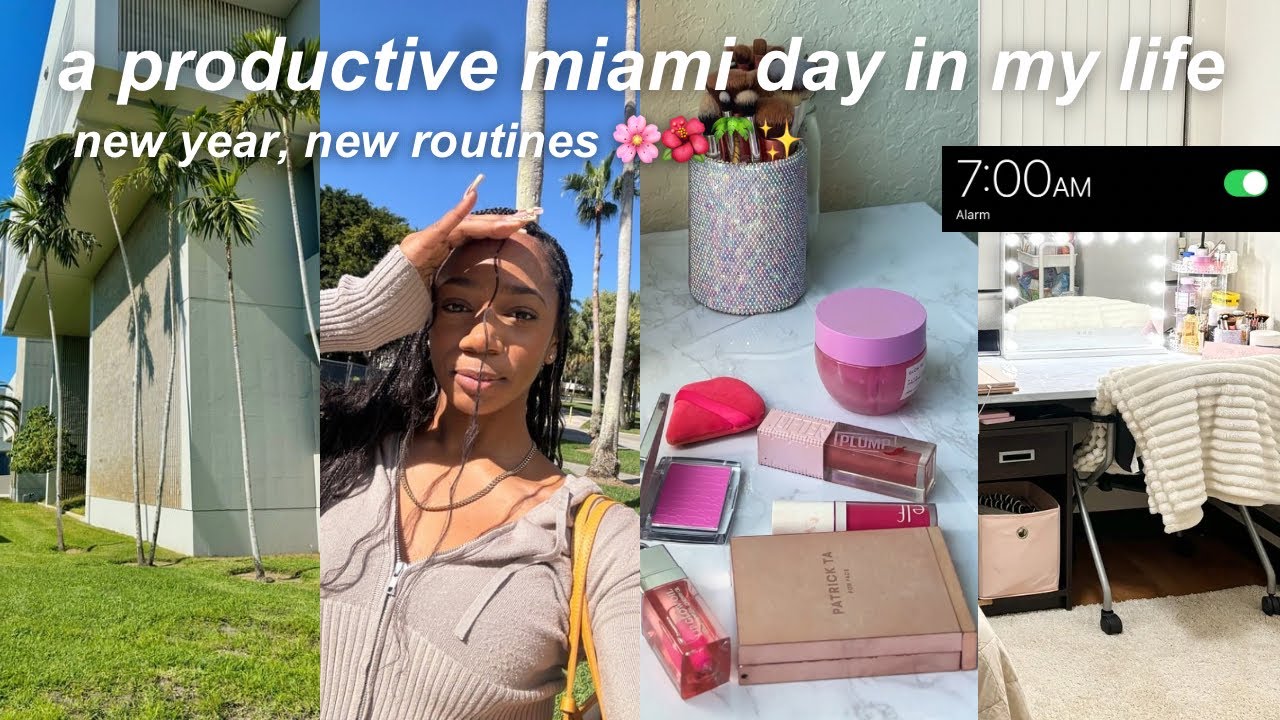 MIAMI VLOG: first day of classes as a college student in miami | florida international university