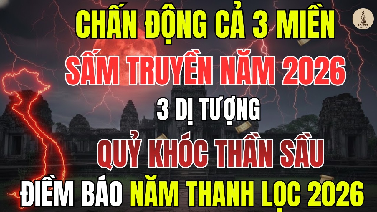 CẢNH BÁO ĐẦU NĂM 2026: CHẤN ĐỘNG CẢ 3 MIỀN – SẤM TRUYỀN NĂM 2026 | LỐI XƯA RADIO