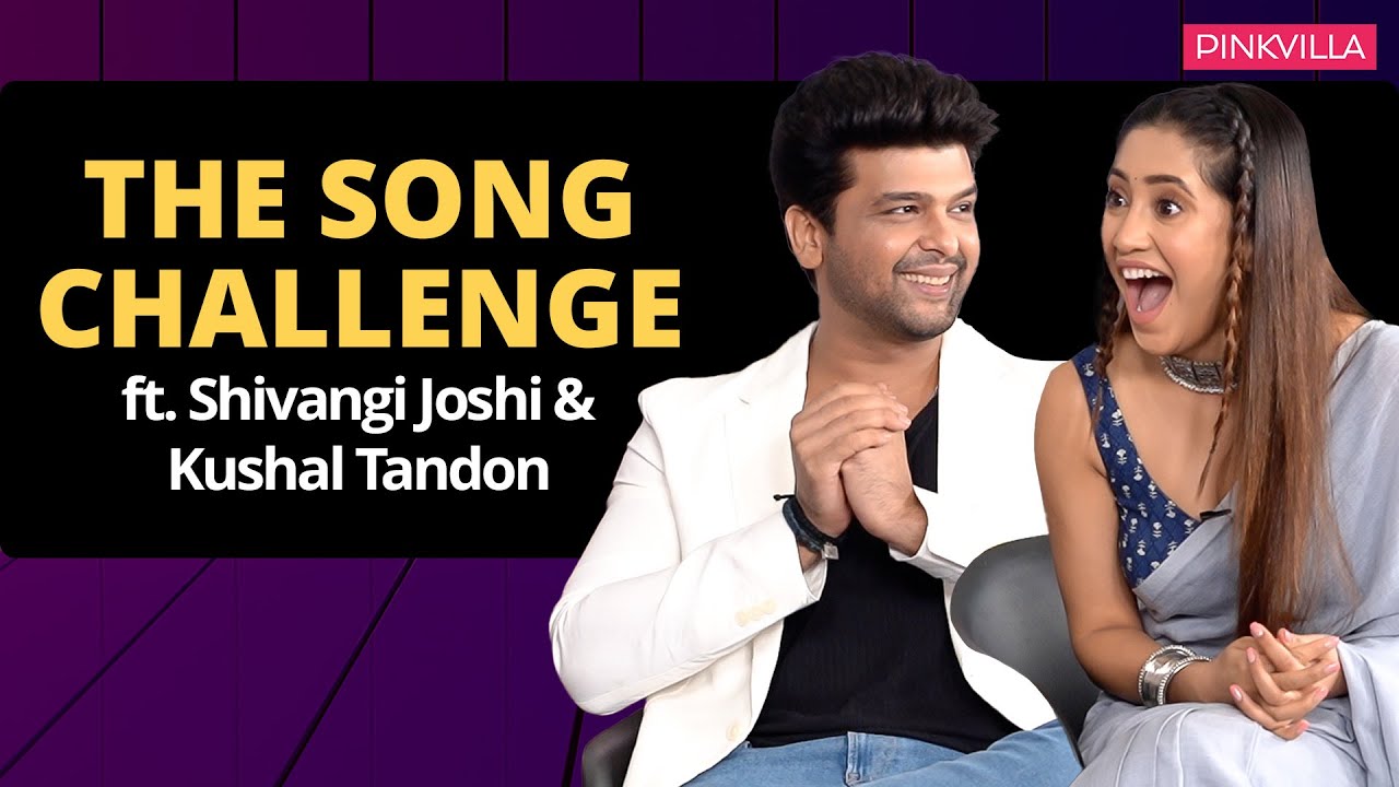 Shivangi Joshi fights for gift hamper with Barsatein co-actor Kushal Tandon | The Song Challenge