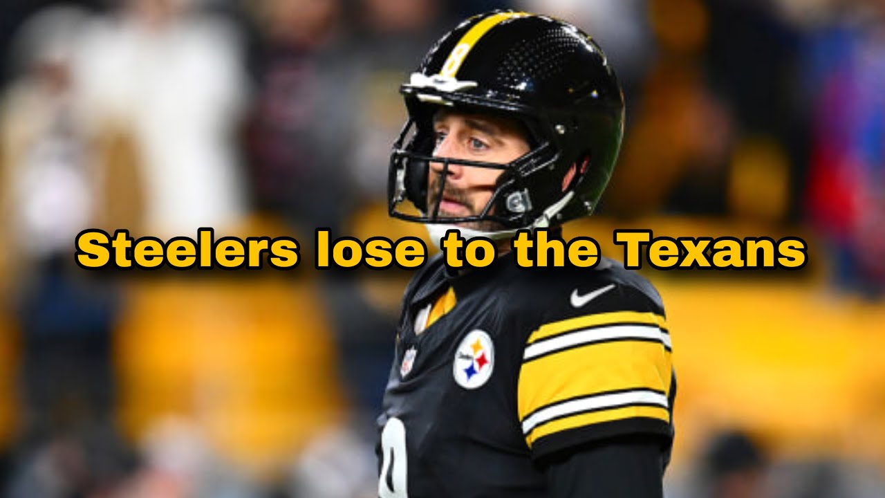The Steelers are eliminated by the Texans.
