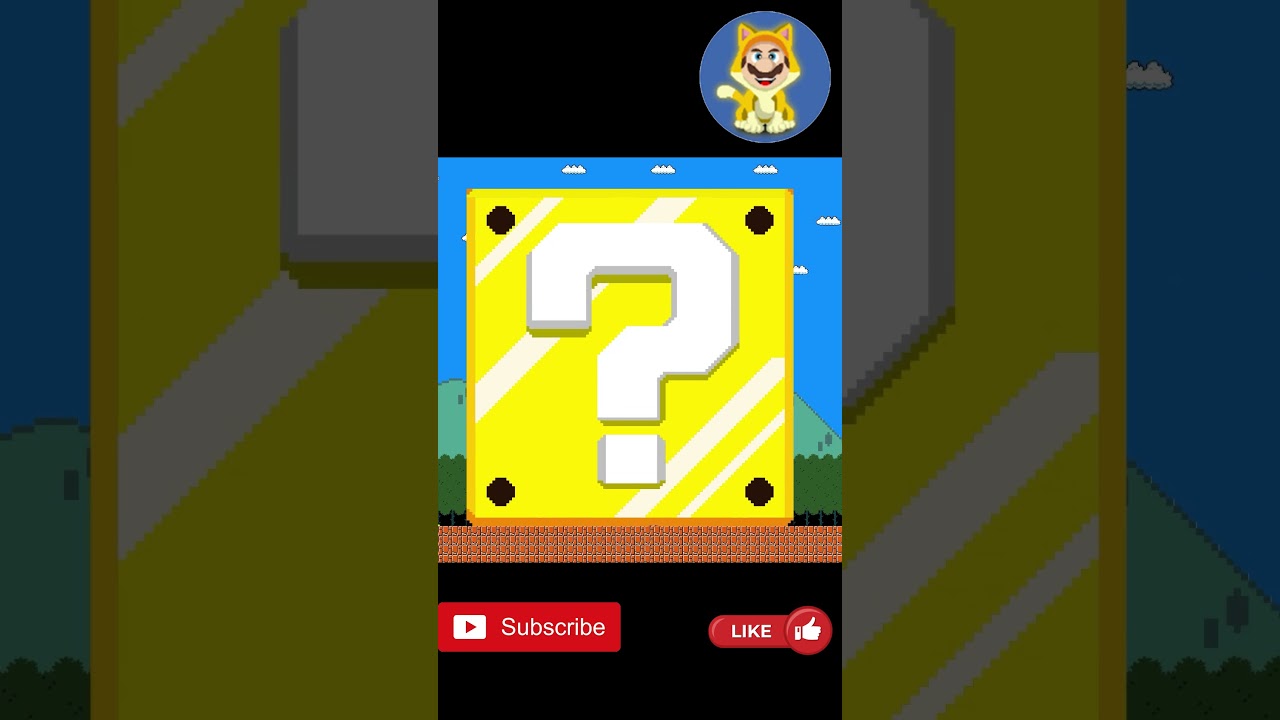Mario and Giant Lucky Block Gold
